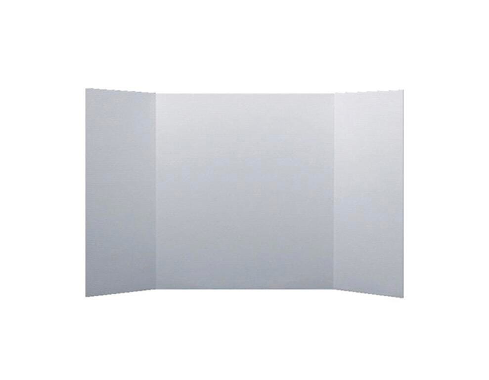 School Smart Presentation Board, 48 x 18 Inches, White, Pack of 10 1464946